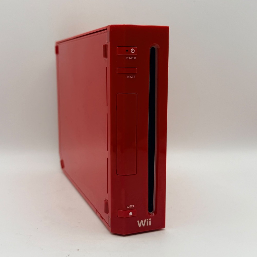 Nintendo Wii Console Red Special Edition Video Game System Console Only